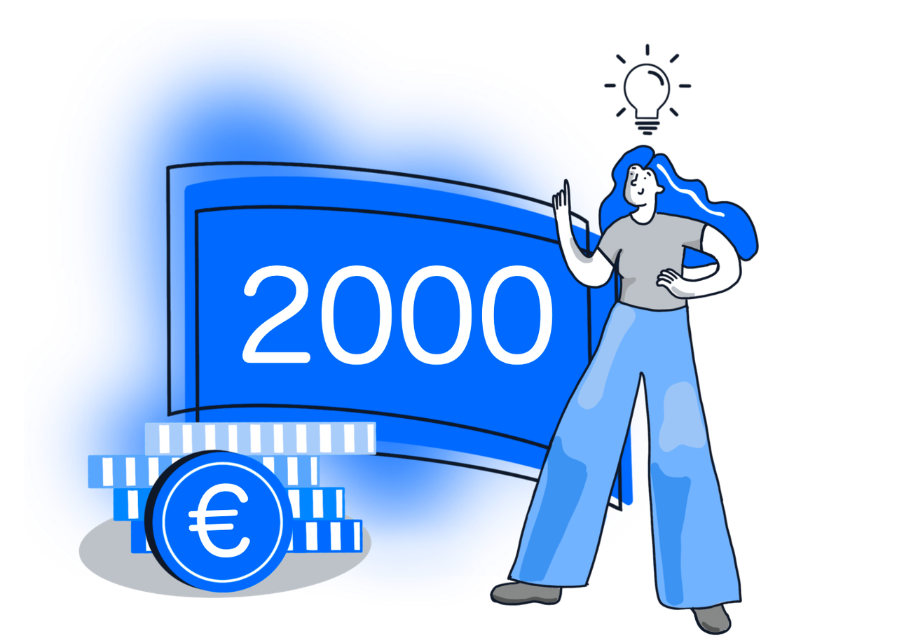 Laen 2000 eurot